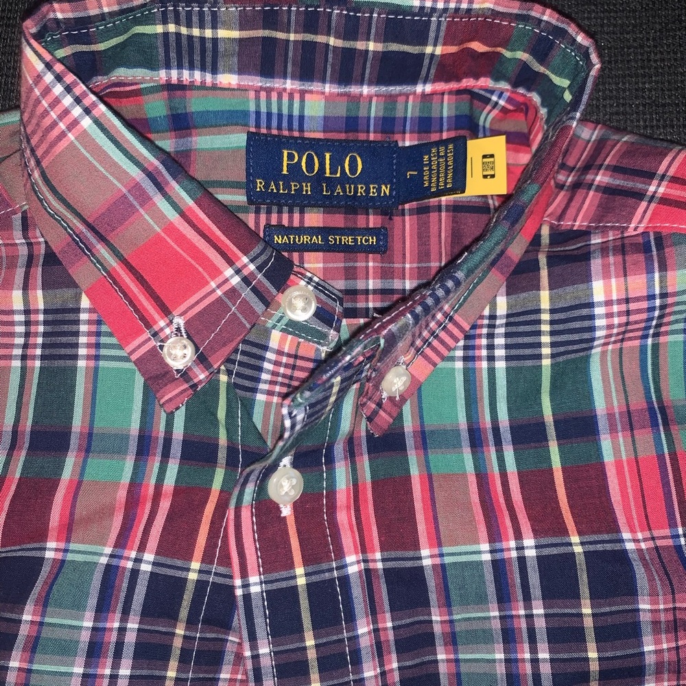 Boy’s Ralph Lauren Multicolor Plaid Shirt